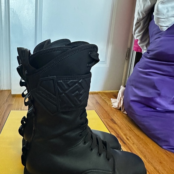 Fendi Black Combat Boots - Picture 12 of 12
